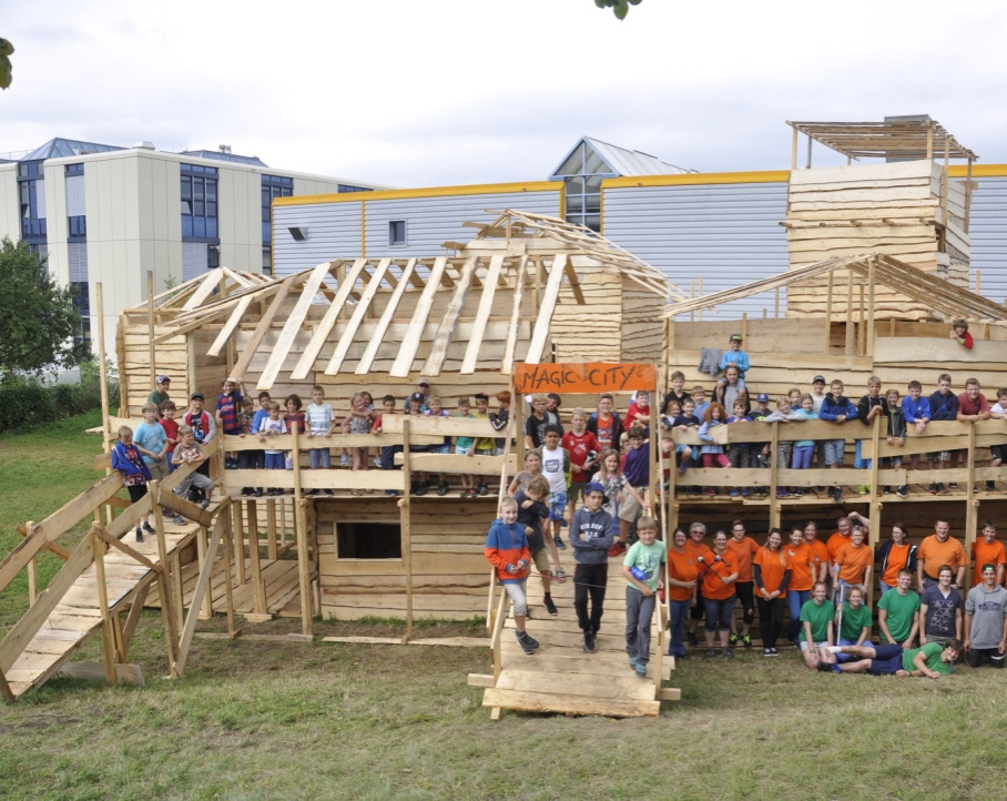 Abenteuer Hüttenbauen Seen Stadt WInterthur Sommerferienprogramm