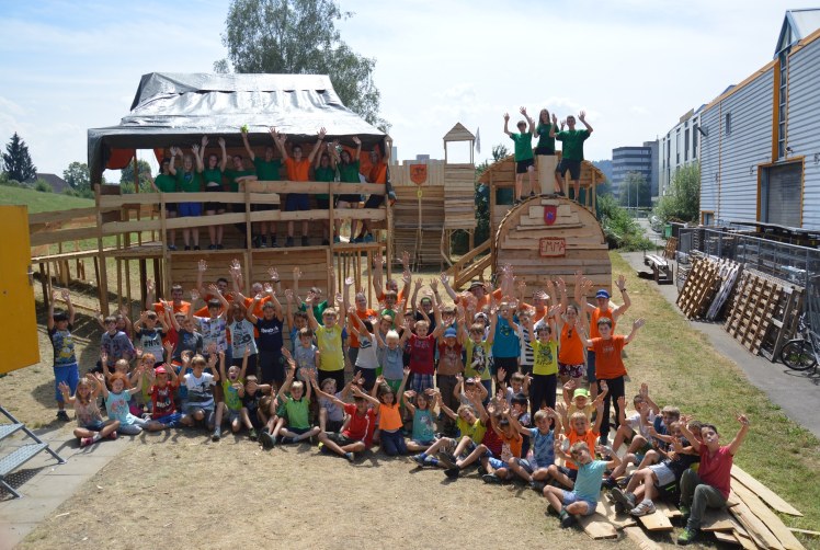 Abenteuer Hüttenbauen Seen Sommerferienprogramm STadt Winterthur 