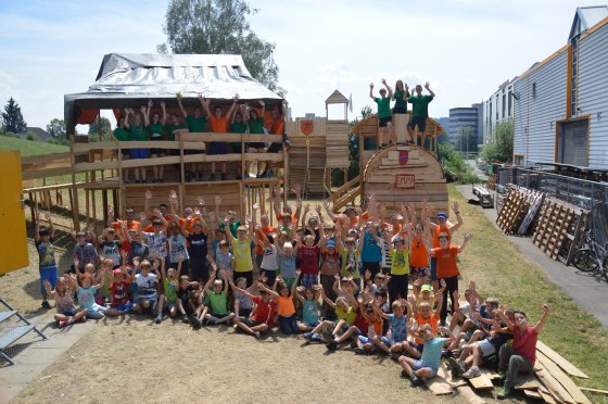 Abenteuer Hüttenbauen Seen Sommerferienprogramm STadt Winterthur 